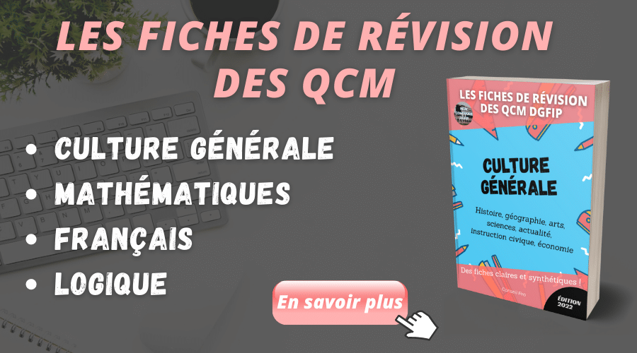 Correction QCM Concours Commun Catégorie C 2021 - Mon Concours DGFIP