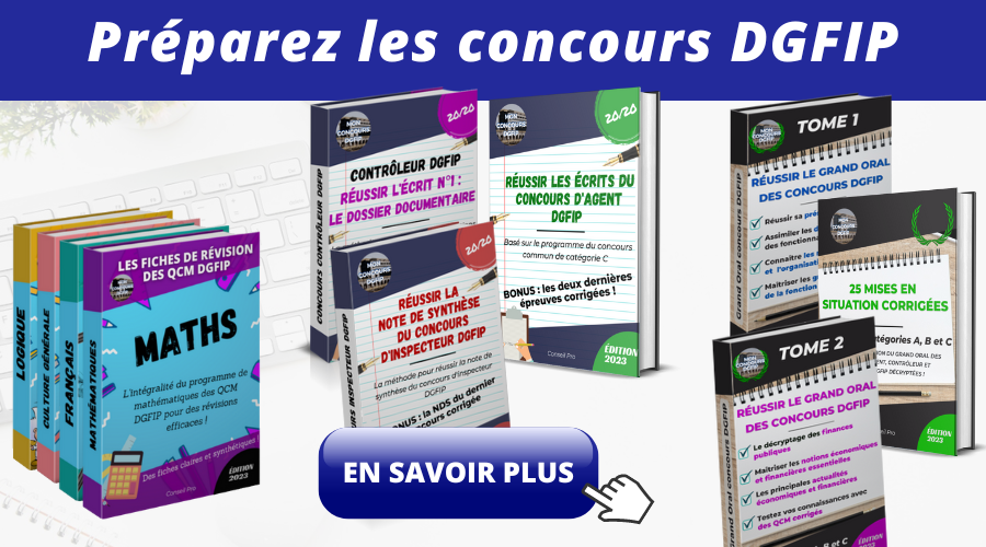 Concours DGFIP 2023-2024 - Mon concours DGFIP